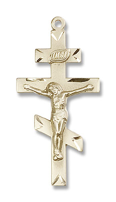 Saint Andrew's Crucifix - 14K Solid Gold