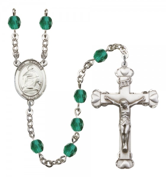 Women's St. Charles Borromeo Birthstone Rosary - Zircon