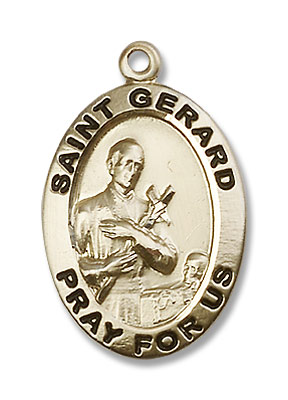 St. Gerard Medal - 14K Solid Gold