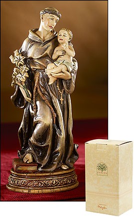 St. Anthony Statue - 6.5 Inch - Multi-Color
