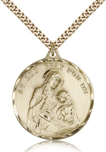 Saint Ann Medal - 14KT Gold Filled