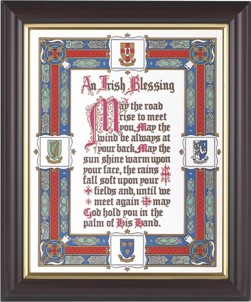 An Irish Blessing 8x10 Framed Print Under Glass - #133 Frame