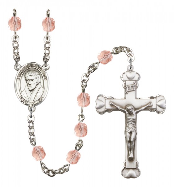 Women's St. Peter Canisius Birthstone Rosary - Pink