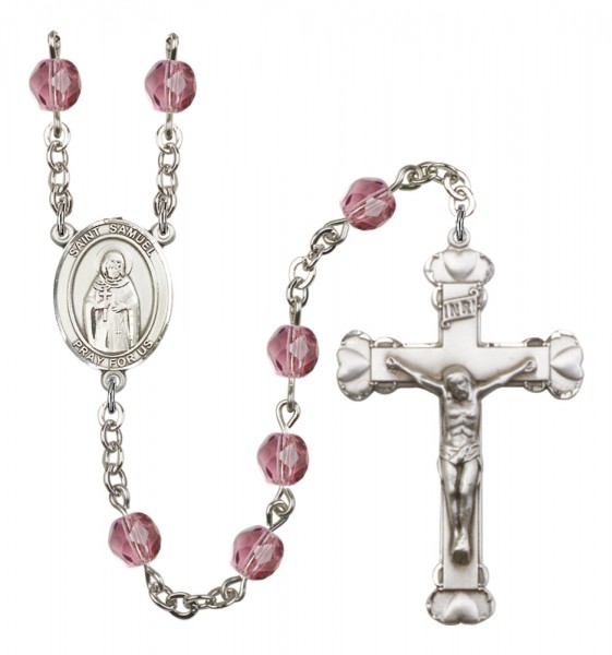 Women's St. Samuel Birthstone Rosary - Amethyst