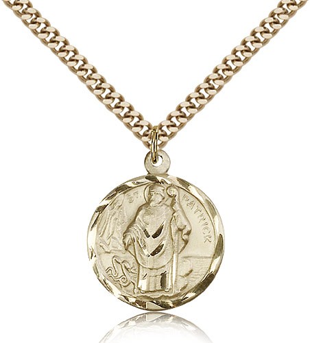 St. Patrick Medal - 14KT Gold Filled