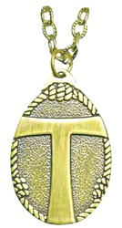 Tau and Cord Pendant - Bronze