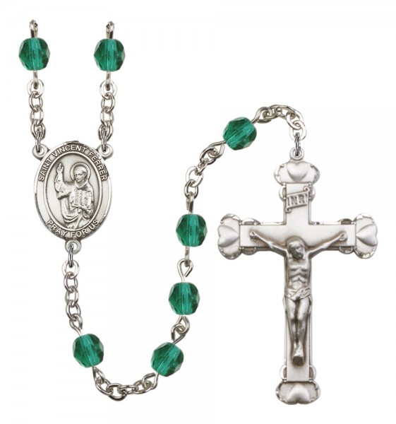 Women's St. Vincent Ferrer Birthstone Rosary - Zircon