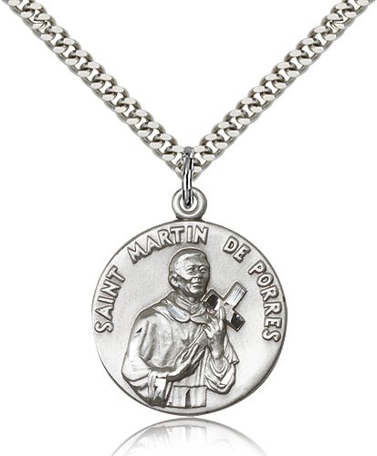 St. Martin De Porres Medal - Sterling Silver