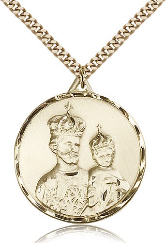 Men's Large Regal St. Joseph Medal - 14KT Gold Filled
