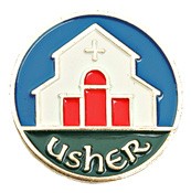 Usher Lapel Pin - Multi-Color