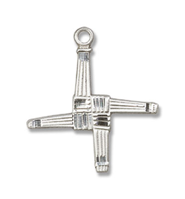 St. Brigid Cross Medal - Sterling Silver
