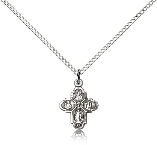 Baby 4-Way Chalice Pendant - Sterling Silver