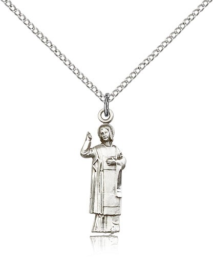 St. Stephen the Martyr Medal - Sterling Silver