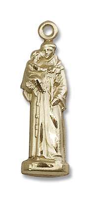 St. Anthony Medal - 14K Solid Gold