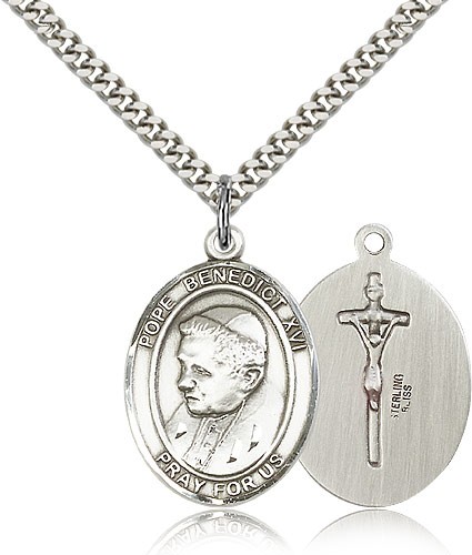 Pope Benedict XVI Medal - Sterling Silver