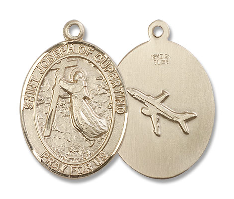 St. Joseph of Cupertino Medal - 14K Solid Gold