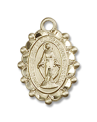 Miraculous Pendant - 14K Solid Gold
