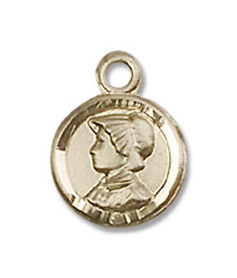 Petite St. Elizabeth Ann Seton Medal - 14K Solid Gold