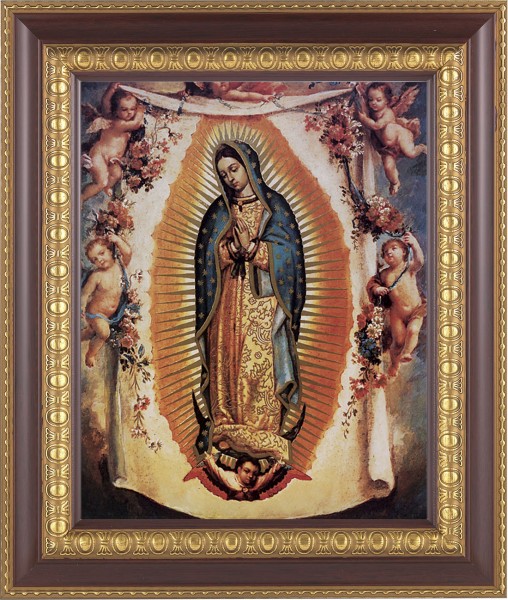 Our Lady of Guadalupe 8x10 Framed Print Under Glass - #126 Frame