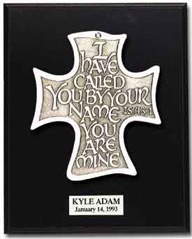 I Have Called You Cross Wall Plaque - Black | Silver