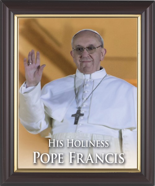 Pope Francis 8x10 Framed Print Under Glass - #133 Frame