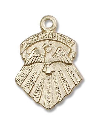 Women's Seven Gifts Confirmation Pendant - 14K Solid Gold