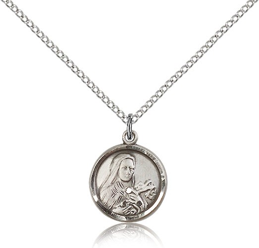 St. Theresa Medal - Sterling Silver