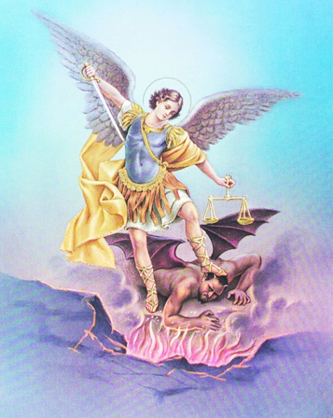 St. Michael Large Poster - Multi-Color