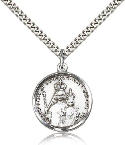 Our Lady of Consolation Medal - Sterling Silver