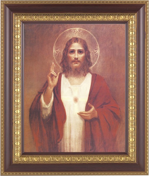 Sacred Heart of Jesus Framed Print - #126 Frame