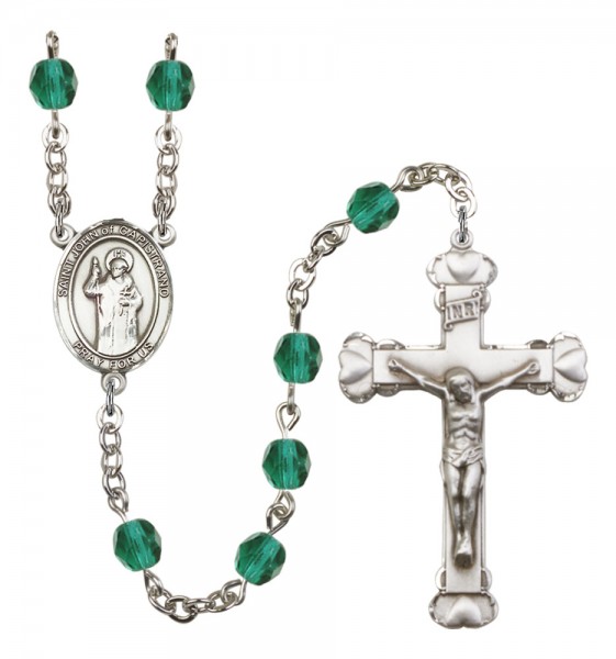 Women's St. John of Capistrano Birthstone Rosary - Zircon
