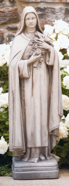 Th&eacute;r&egrave;se of Lisieux Statue 25 Inches - Old Stone Finish