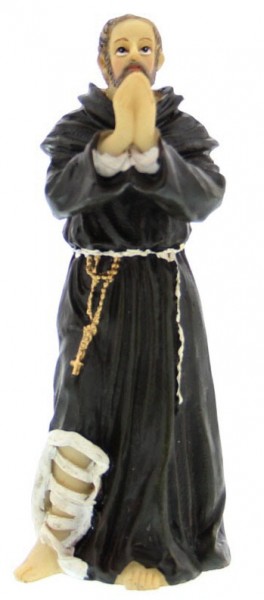 St. Peregrine Statue 3.75&quot; - Multi-Color Browns