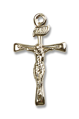 Maltese Crucifix Pendant - 14K Solid Gold
