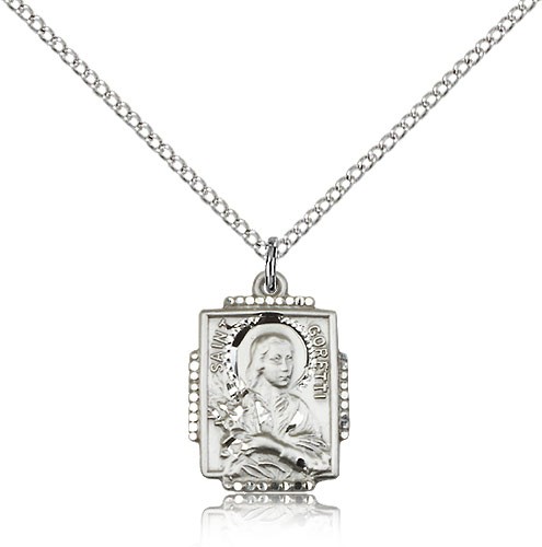 Women's St. Maria Goretti Medal - Sterling Silver