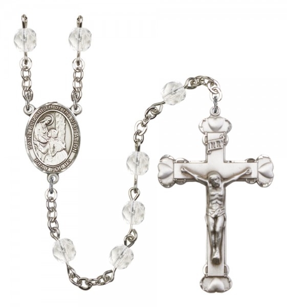 Women's St. Elizabeth of the Visitation Birthstone Rosary - Crystal