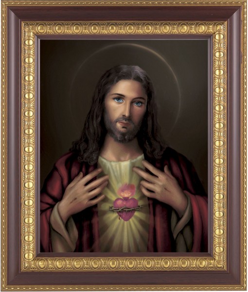 Sacred Heart of Jesus Framed Print - #126 Frame