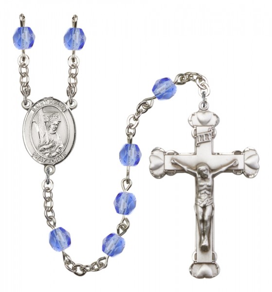 Women's St. Helen Birthstone Rosary - Sapphire