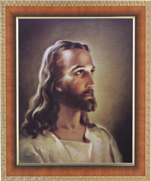 Portrait of Christ 8x10 Framed Print Under Glass - #122 Frame