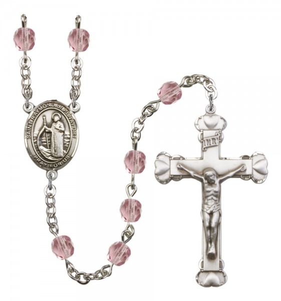 Women's St. Raymond of Penafort Birthstone Rosary - Light Amethyst