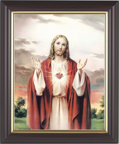 Sacred Heart of Jesus Framed Print - #133 Frame