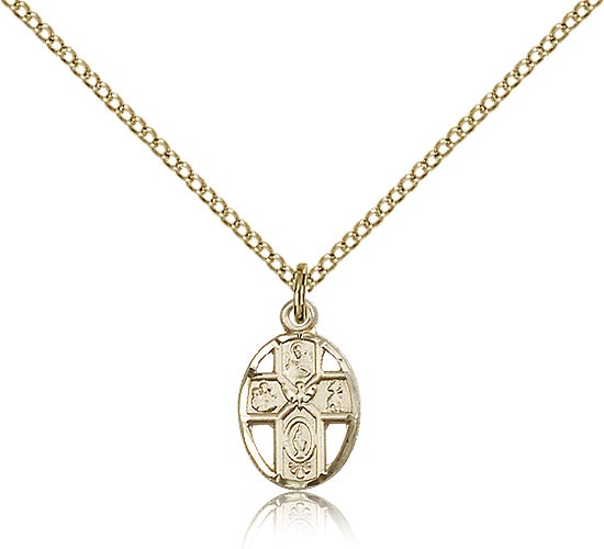 Youth 5-Way Holy Spirit Pendant - 14KT Gold Filled