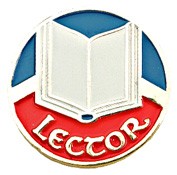 Lector Lapel Pin - Silver