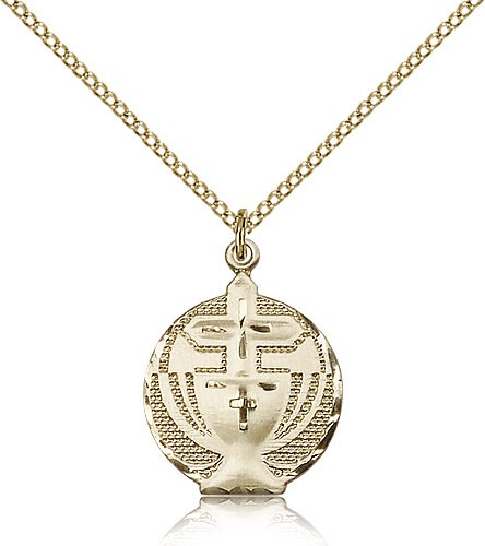 First Communion Medal - 14KT Gold Filled