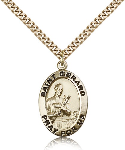 St. Gerard Medal - 14KT Gold Filled