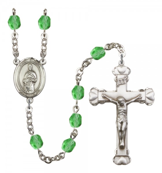 Women's St. Eligius Birthstone Rosary - Peridot