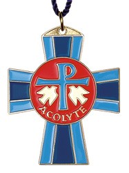 Acolyte Cross Pendant - Blue