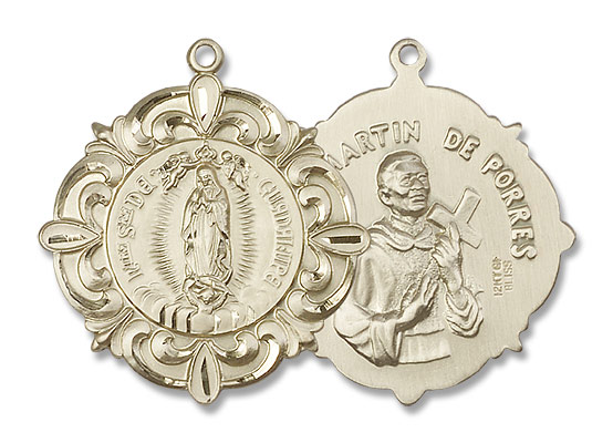 Our Lady of Guadalupe Medal - 14K Solid Gold