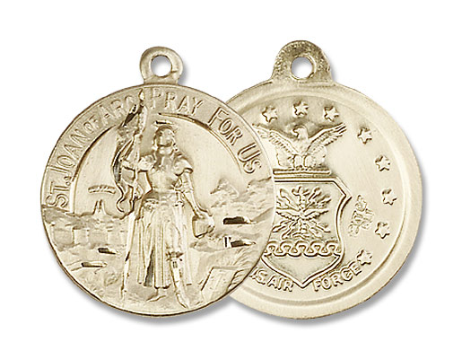 Air Force St. Joan of Arc Medal - 14K Solid Gold