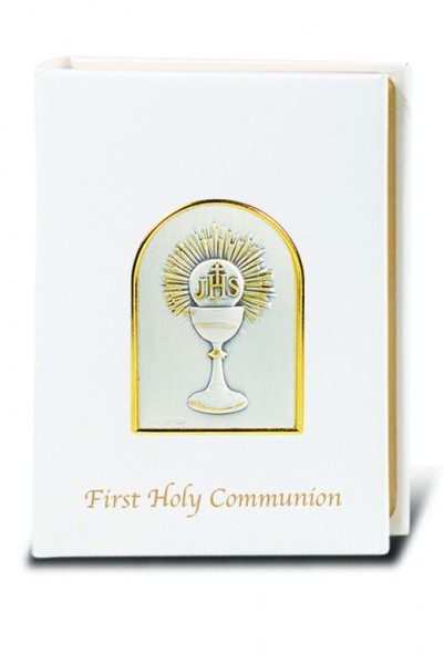 First Communion Salerni Sterling Silver Missal - White | Silver